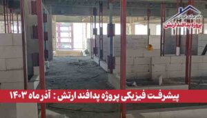 گزارش پیشرفت فیزیکی پروژه پدافند ارتش ( آذر ماه 1403 )