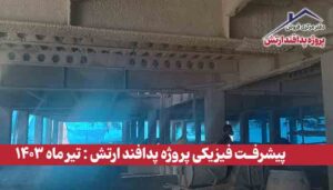 گزارش پیشرفت فیزیکی پروژه پدافند ارتش ( تیر ماه 1403 )