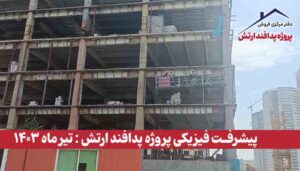 گزارش پیشرفت فیزیکی پروژه پدافند ارتش ( تیر ماه 1403 )