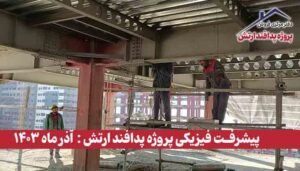 گزارش پیشرفت فیزیکی پروژه پدافند ارتش ( آذر ماه 1403 )