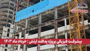 گزارش پیشرفت فیزیکی پروژه پدافند ارتش ( خرداد ماه 1403 )