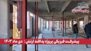 گزارش پیشرفت فیزیکی پروژه پدافند ارتش ( دی ماه 1403 )