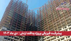 گزارش پیشرفت فیزیکی پروژه پدافند ارتش ( دی ماه 1403 )