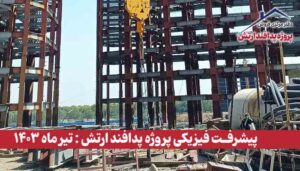 گزارش پیشرفت فیزیکی پروژه پدافند ارتش ( تیر ماه 1403 )