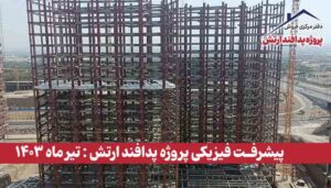 گزارش پیشرفت فیزیکی پروژه پدافند ارتش ( تیر ماه 1403 )